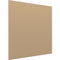 Vicoustic Flat Panel VMT Wall and Ceiling Acoustic Tile (Beige, 23.42 x 23.42 x 0.78", 8-Pack)