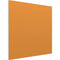 Vicoustic Flat Panel VMT Wall and Ceiling Acoustic Tile (Pumpkin Orange, 23.42 x 23.42 x 0.78", 8-Pack)