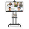 Kanto Living Rolling TV Cart with Height Adjustment for 55 to 86" Displays