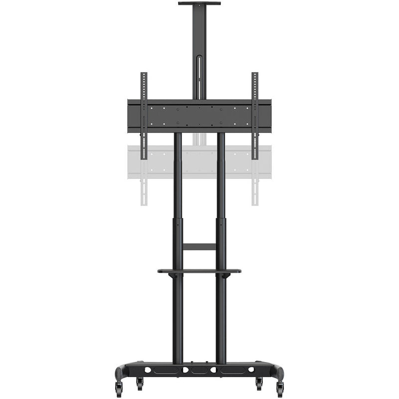 Kanto Living Rolling TV Cart with Height Adjustment for 55 to 86" Displays