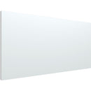 Vicoustic Flat Panel VMT Wall and Ceiling Acoustic Tile (White, 46.85 x 23.42 x 1.57")