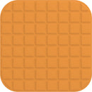 Vicoustic VicOffice Wall Acoustic Panel for Mounting to Glazed Panel in VicBooth Office (Square 8, 23.4 x 23.4", Pumpkin Orange)