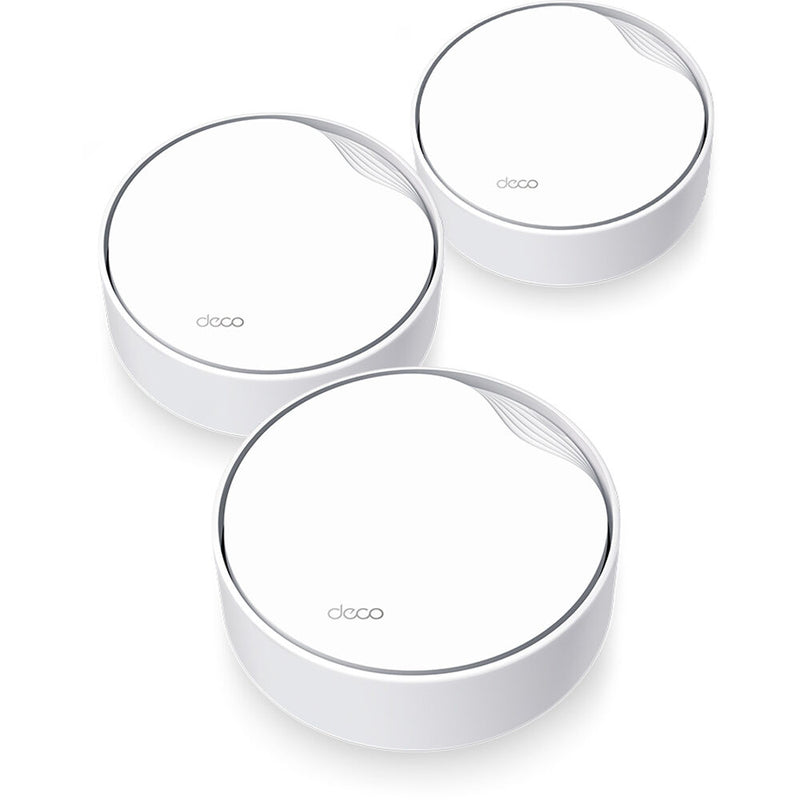 TP-Link Deco X50-PoE AX3000 Wireless Dual-Band Multi-Gig Whole Home Mesh System (3-Pack)