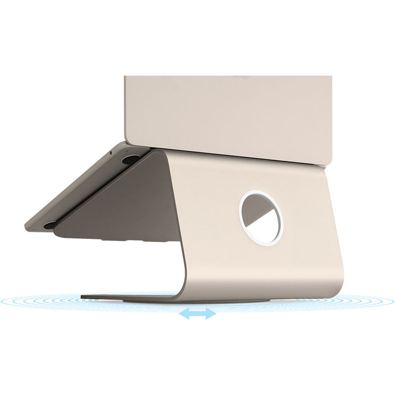 Rain Design mStand360 Laptop Stand with Swivel Base (Starlight)