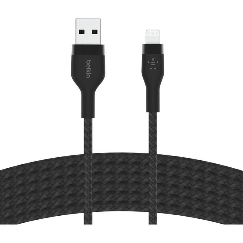 Belkin BoostCharge Pro Flex Lightning to USB-A Cable (9.8', Black)