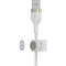 Belkin BoostCharge Pro Flex Lightning to USB-A Cable (9.8', White)