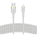 Belkin BoostCharge Pro Flex Lightning to USB-A Cable (9.8', White)