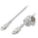 Belkin BOOST CHARGE PRO Flex USB-C to Lightning Male Cable (6.6', White)