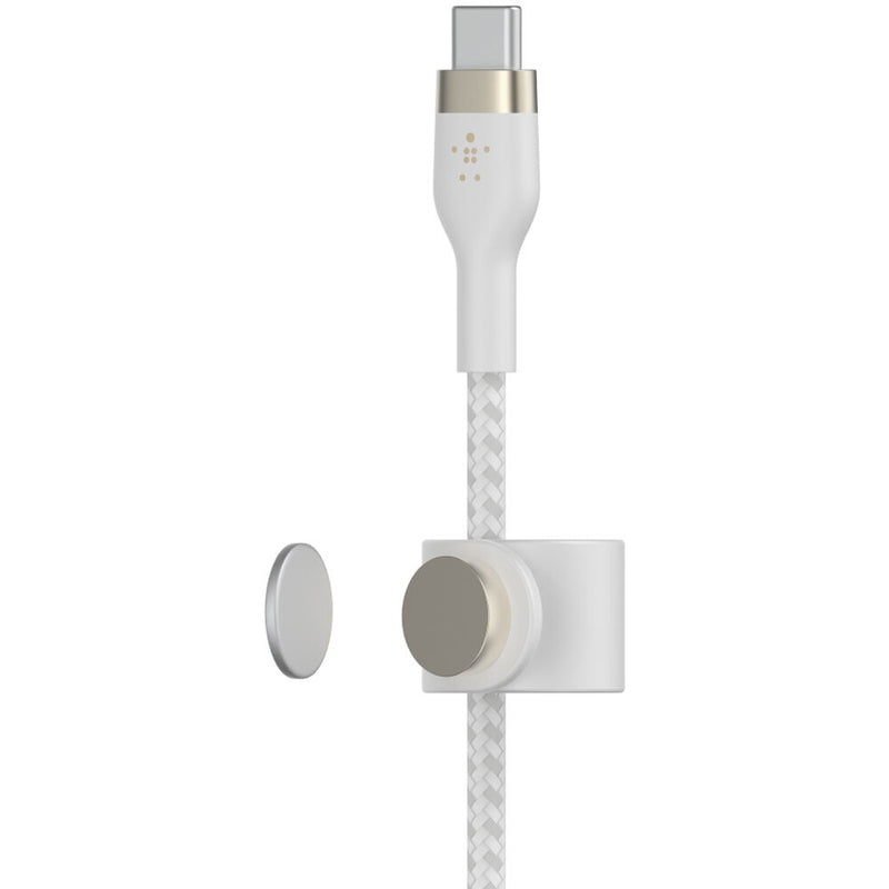 Belkin BOOST CHARGE PRO Flex USB-C to Lightning Male Cable (6.6', White)