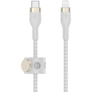 Belkin BOOST CHARGE PRO Flex USB-C to Lightning Male Cable (6.6', White)