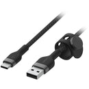 Belkin BoostCharge Pro Flex Braided Silicone USB-A to USB-C Cable (3.3', Black)