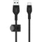 Belkin BoostCharge Pro Flex Braided Silicone USB-A to USB-C Cable (6.6', Black)