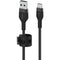 Belkin BoostCharge Pro Flex Braided Silicone USB-A to USB-C Cable (3.3', Black)