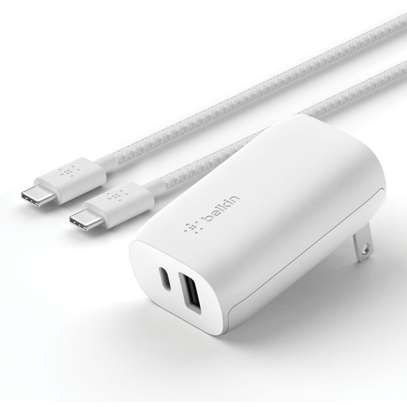 Belkin BoostCharge Braided USB-C Cable (3.3', White)