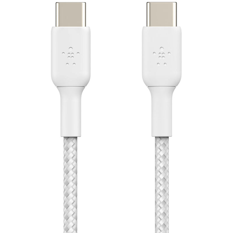 Belkin BoostCharge Braided USB-C Cable (3.3', White)