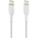 Belkin BoostCharge Braided USB-C Cable (3.3', White)