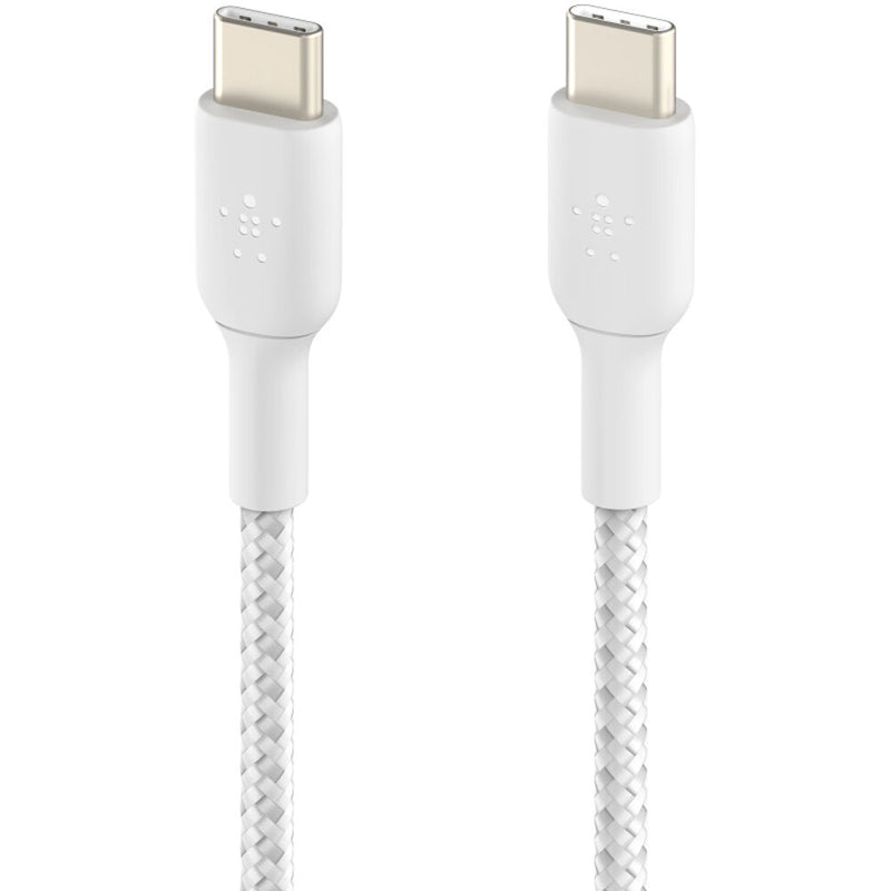 Belkin BoostCharge Braided USB-C Cable (3.3', White)