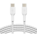 Belkin BoostCharge Braided USB-C Cable (3.3', White)