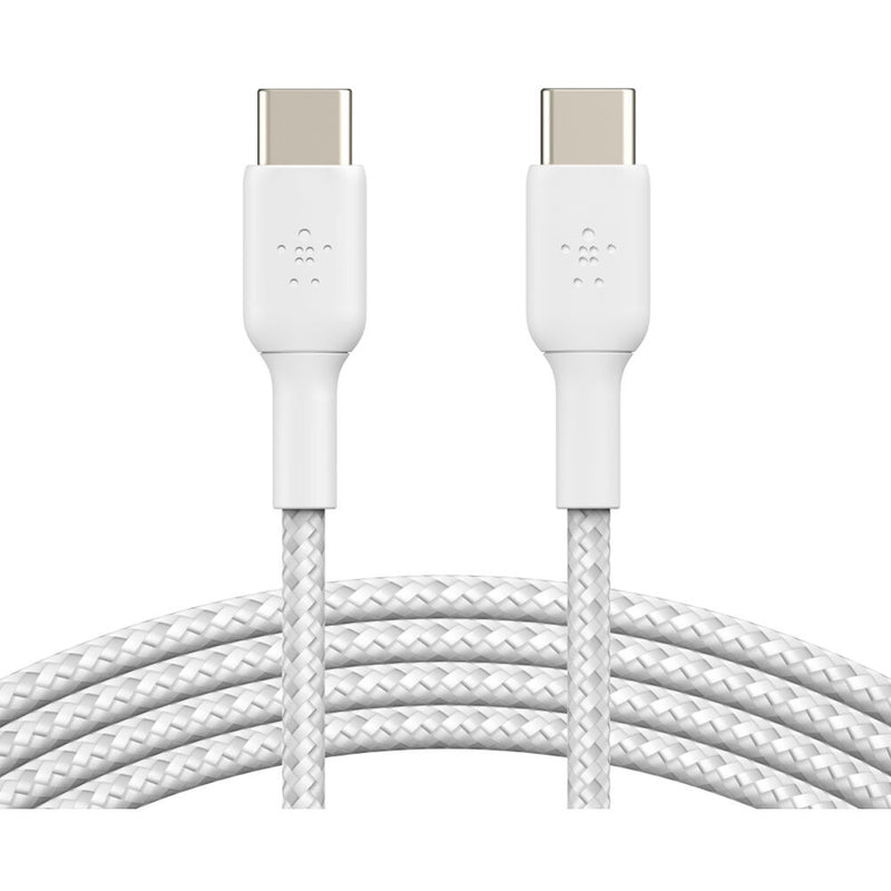 Belkin BoostCharge Braided USB-C Cable (3.3', White)