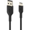 Belkin BoostCharge Braided USB-C to USB-A Cable (3.3', Black)