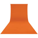 Westcott Wrinkle-Resistant Backdrop (Tiger Orange, 9 x 20')