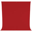 Westcott Wrinkle-Resistant Backdrop (Scarlet Red, 9 x 10')