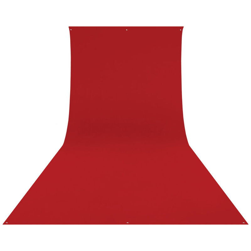 Westcott Wrinkle-Resistant Backdrop (Scarlet Red, 9 x 20')