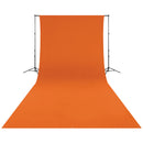 Westcott Wrinkle-Resistant Backdrop (Tiger Orange, 9 x 20')