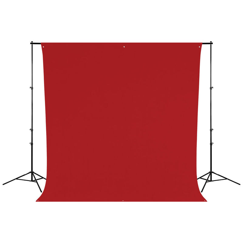 Westcott Wrinkle-Resistant Backdrop (Scarlet Red, 9 x 10')