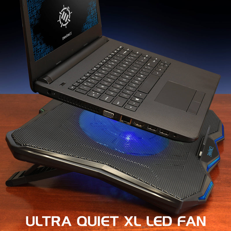 Enhance Cryogen 5 Laptop Cooling Stand (Blue LED)