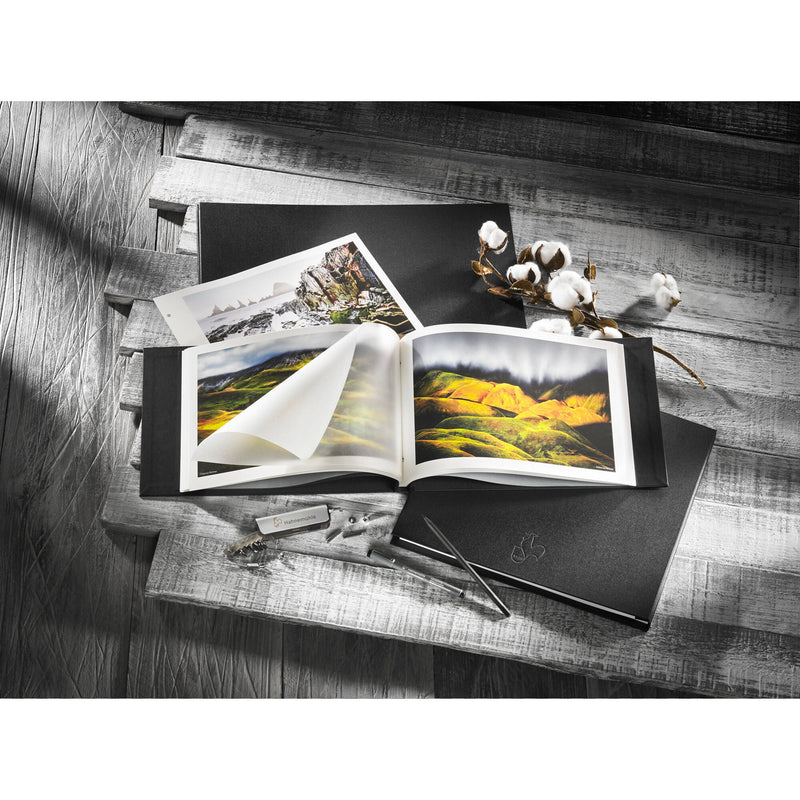 Hahnemuhle Linen Album Cover Set (Sand Gray, 13.5 x 12.5")