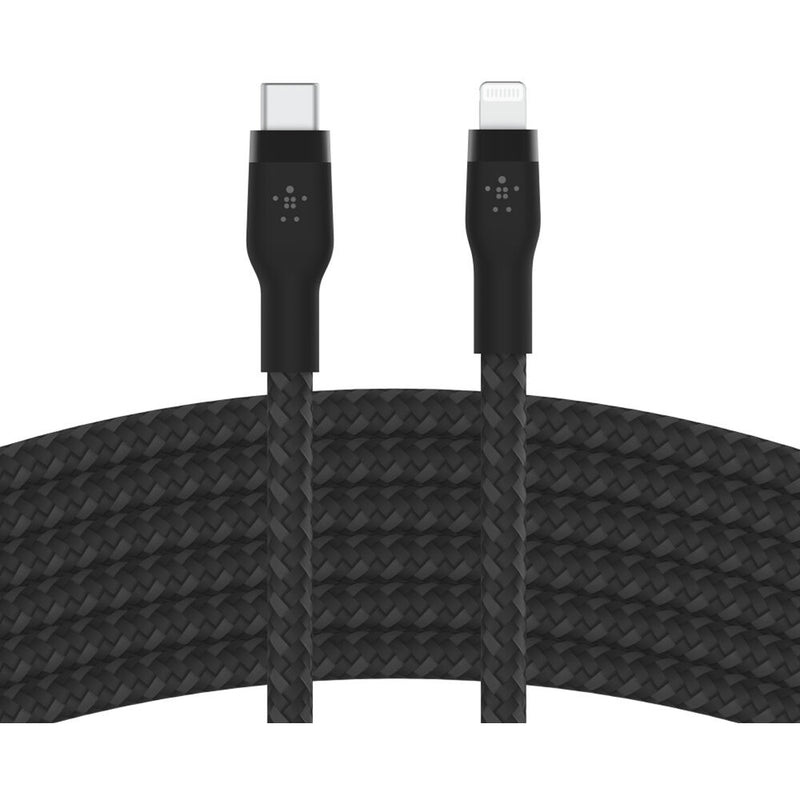 Belkin BOOST CHARGE PRO Flex USB-C to Lightning Male Cable (9.8', Black)