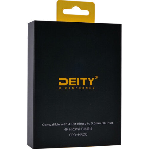 Deity Microphones SPD-HRDC 4-Pin Hirose to 5.5mm Locking DC Barrel Jack Cable