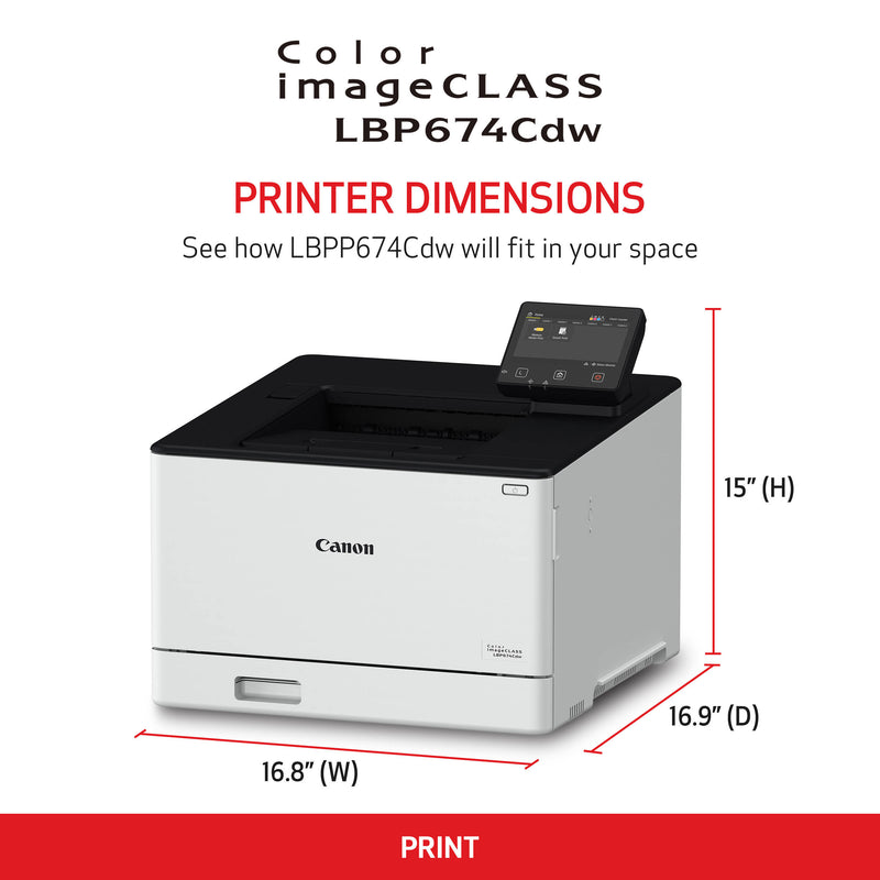 Canon imageCLASS LBP674Cdw Wireless Color Laser Printer