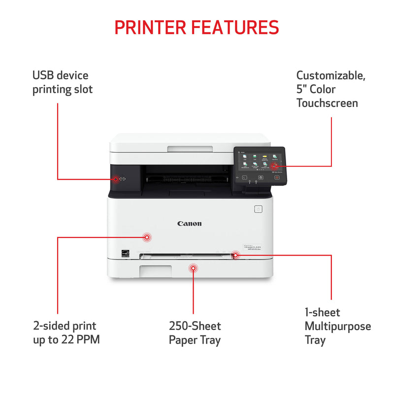 Canon imageCLASS MF653Cdw Multifunction Wireless Color Laser Printer