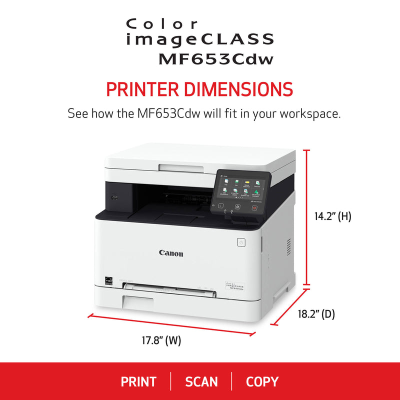 Canon imageCLASS MF653Cdw Multifunction Wireless Color Laser Printer