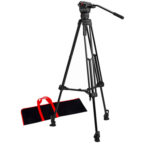 Acebil T705M Tripod with Mid-Level Spreader, CH0 Head & Carry Case Kit