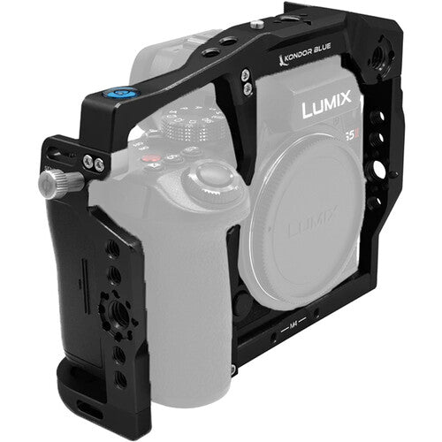 Kondor Blue Camera Cage for Panasonic Lumix S5II/X (Raven Black)