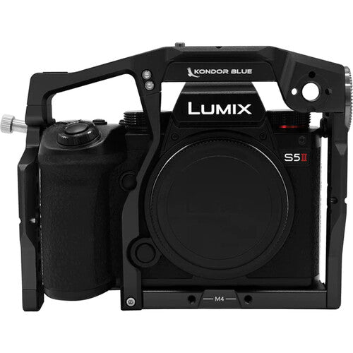 Kondor Blue Camera Cage for Panasonic Lumix S5II/X (Raven Black)