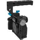 Kondor Blue Camera Cage with Top Handle for Panasonic Lumix S5II/X (Space Gray)