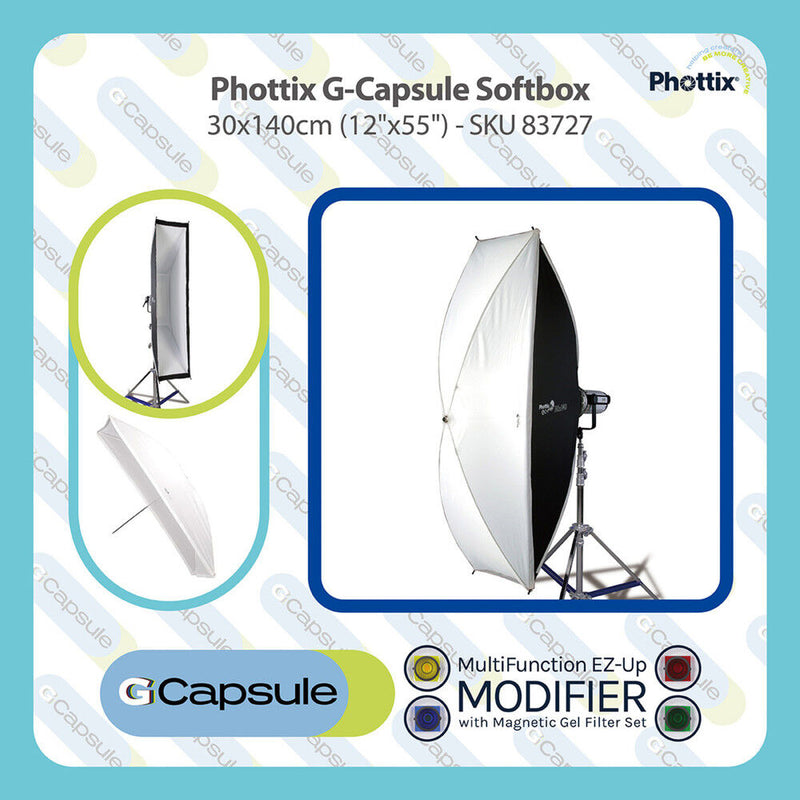Phottix G-Capsule Strip Standard Softbox (12 x 55")