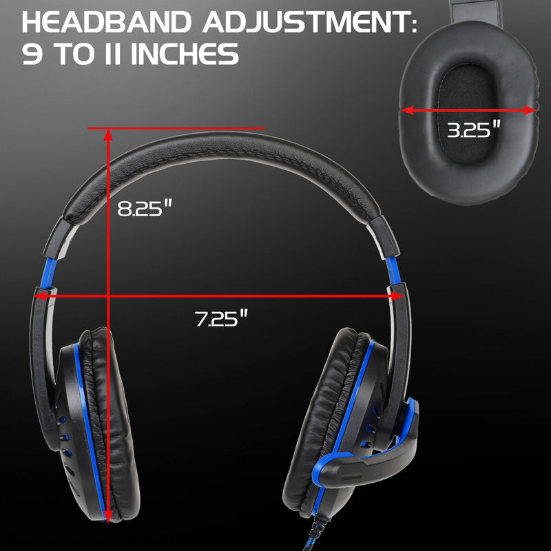 Enhance GX-H5 Stereo Gaming Headset (Blue)