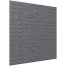 Vicoustic VicWallpaper VMT Acoustic Wallpaper Symmetric (Gray, 23.43 x 23.43 x 0.39", 8-Pack)