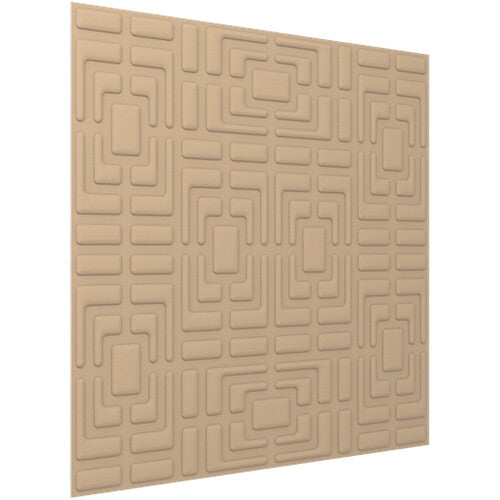 Vicoustic VicWallpaper VMT Acoustic Wallpaper Symmetric (Beige, 23.43 x 23.43 x 0.39", 8-Pack)