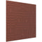 Vicoustic VicWallpaper VMT Acoustic Wallpaper Symmetric (Brown, 23.43 x 23.43 x 0.39", 8-Pack)