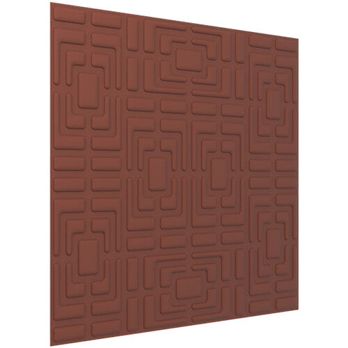 Vicoustic VicWallpaper VMT Acoustic Wallpaper Symmetric (Brown, 23.43 x 23.43 x 0.39", 8-Pack)