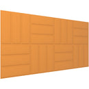 Vicoustic VicWallpaper VMT Deck (Pumpkin Orange, 46.85 x 23.43 x 0.39", 8-Pack)