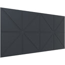 Vicoustic VicWallpaper VMT Triangles (Black, 46.85 x 23.43 x 0.39", 8-Pack)