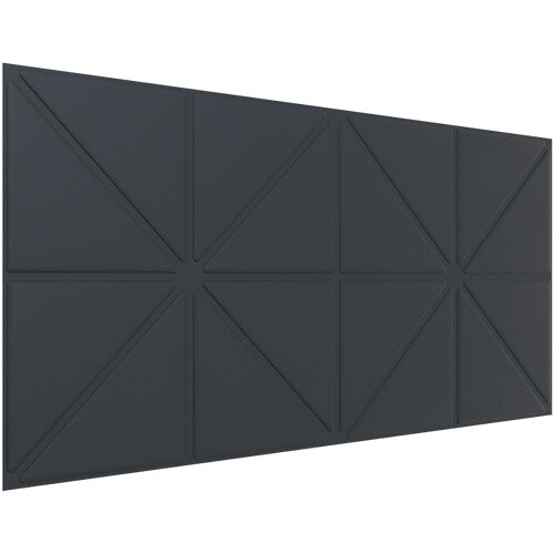 Vicoustic VicWallpaper VMT Triangles (Black, 46.85 x 23.43 x 0.39", 8-Pack)