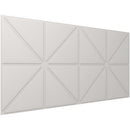 Vicoustic VicWallpaper VMT Triangles (Light Gray, 46.85 x 23.43 x 0.39", 8-Pack)